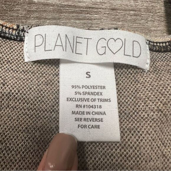 Planet Gold Plaid Overall Mini Dress Size Small - Picture 2 of 6